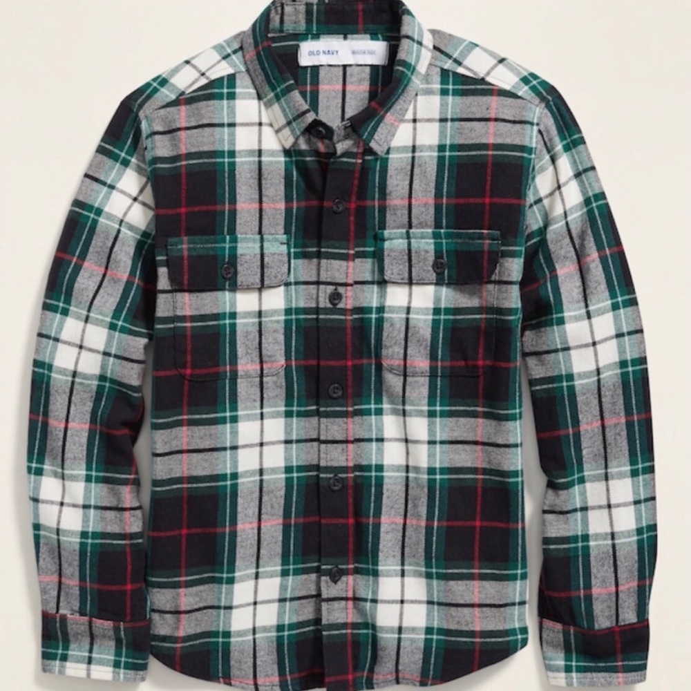Old Navy Boy's Plaid Shirt